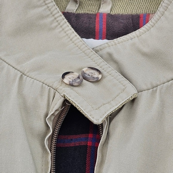 Vtg Sears Roebuck Harrington Jacket Size L 90s Plaid Utility Dad Classic Outdoor - Picture 6 of 10